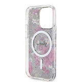 Guess iPhone 14 Pro Skal Flower MagSafe Kaki