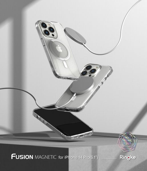 Ringke iPhone 14 Pro Skal Fusion Magnetic Matte Clear