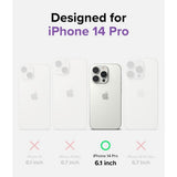 Ringke iPhone 14 Pro Skal Fusion Magnetic Matte Clear