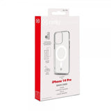 Celly iPhone 14 Pro Skal GELSKINMAG MagSafe Transparent