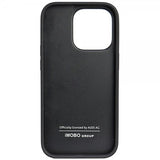 Audi iPhone 14 Pro Skal Genuine Leather Case Svart