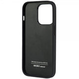 Audi iPhone 14 Pro Skal Genuine Leather Case Svart