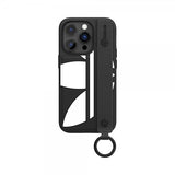 Adidas iPhone 14 Pro Skal Handstrap Case Svart Vit