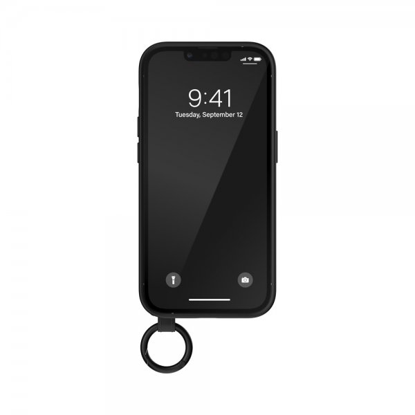 Adidas iPhone 14 Pro Skal Handstrap Case Svart Vit