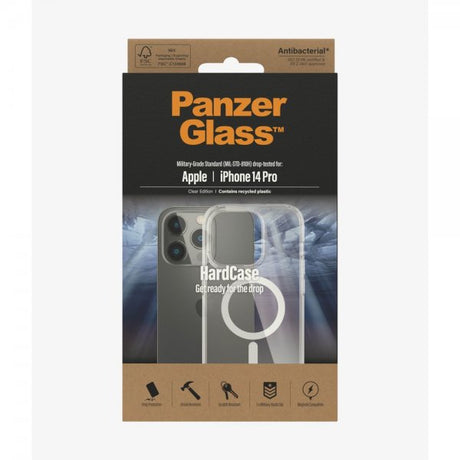 PanzerGlass iPhone 14 Pro Skal HardCase MagSafe Transparent