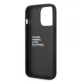 BMW iPhone 14 Pro Skal Hexagonal Pattern Svart