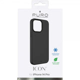 Puro iPhone 14 Pro Skal Icon Svart