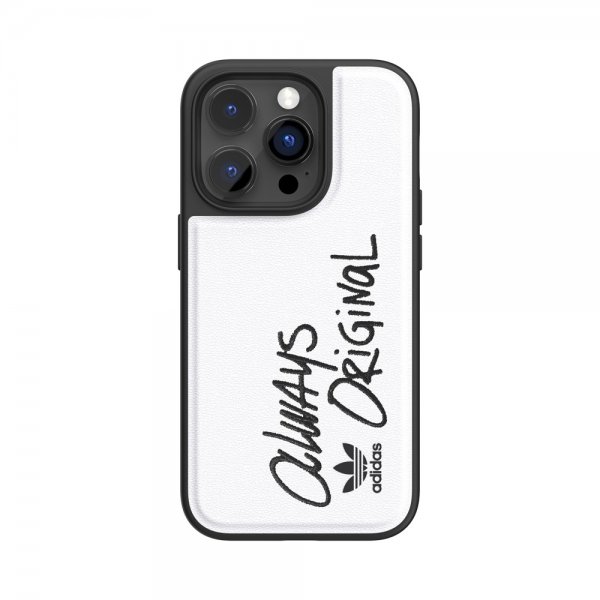 Adidas iPhone 14 Pro Skal Inlay Embroidery Case Vit Svart