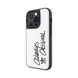 Adidas iPhone 14 Pro Skal Inlay Embroidery Case Vit Svart