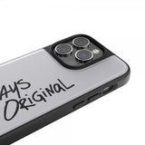 Adidas iPhone 14 Pro Skal Inlay Embroidery Case Vit Svart