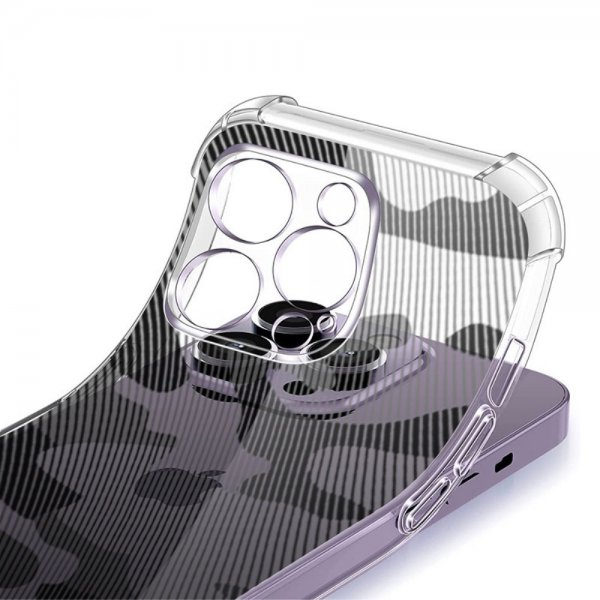 iPhone 14 Pro Skal Kamouflage Svart