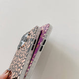 iPhone 14 Pro Skal Leopardmönster Vit