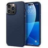 Spigen iPhone 14 Pro Skal Liquid Air Navy Blue