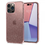 Spigen iPhone 14 Pro Skal Liquid Crystal Glitter Rose Quartz