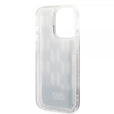 Karl Lagerfeld iPhone 14 Pro Skal Liquid Glitter Monogram Svart