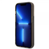 Guess iPhone 14 Pro Skal Liquid Glitter Translucent Svart