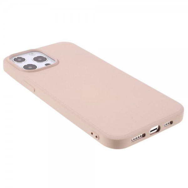 X-Level iPhone 14 Pro Skal Liquid Silicone Beige