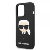 Karl Lagerfeld iPhone 14 Pro Skal Liquid Silicone Karl MagSafe Svart