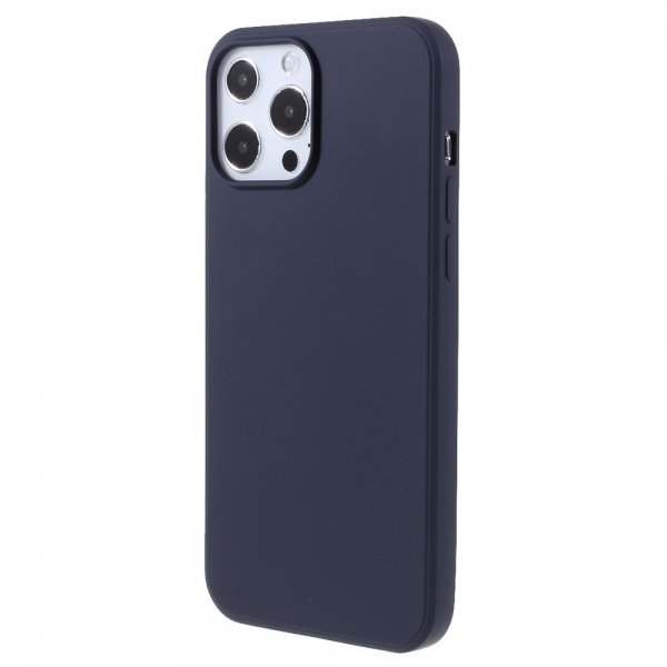 X-Level iPhone 14 Pro Skal Liquid Silicone Mörkblå