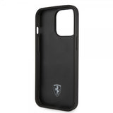 Ferrari iPhone 14 Pro Skal Logo Perforerad Röd