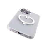 Rvelon iPhone 14 Pro Skal MagSafe Ring Vit