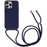 iPhone 14 Pro Skal med Strap Blå
