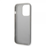 Karl Lagerfeld iPhone 14 Pro Skal Monogram Iridescent Silver