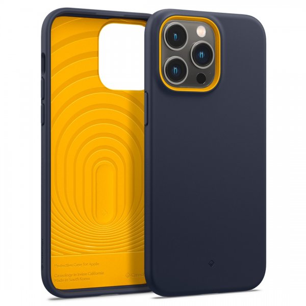 Caseology iPhone 14 Pro Skal med Skärmskydd Nano Pop 360 Blueberry Navy