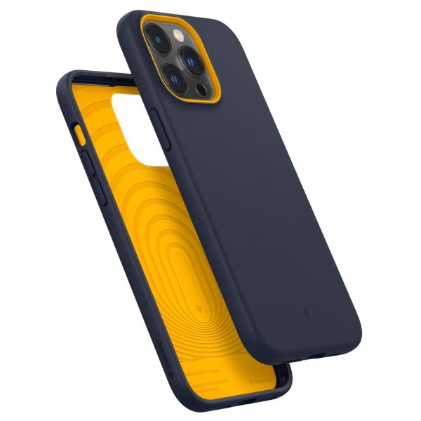 Caseology iPhone 14 Pro Skal med Skärmskydd Nano Pop 360 Blueberry Navy