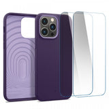 Caseology iPhone 14 Pro Skal med Skärmskydd Nano Pop 360 Grape Purple