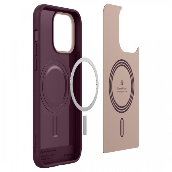 Caseology iPhone 14 Pro Skal Nano Pop Mag Burgundy Bean