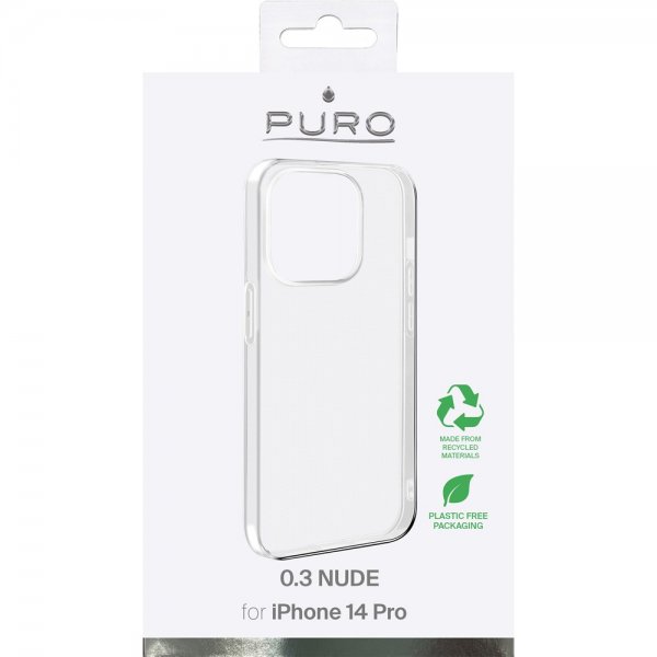 Puro iPhone 14 Pro Skal Nude Transparent