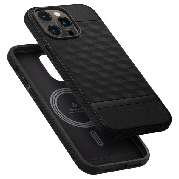 Caseology iPhone 14 Pro Skal Parallax Mag Matte Black
