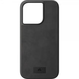 Black Rock iPhone 14 Pro Skal Real Leather Case Svart