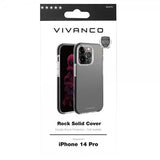 Vivanco iPhone 14 Pro Skal Rock Solid Svart Klar