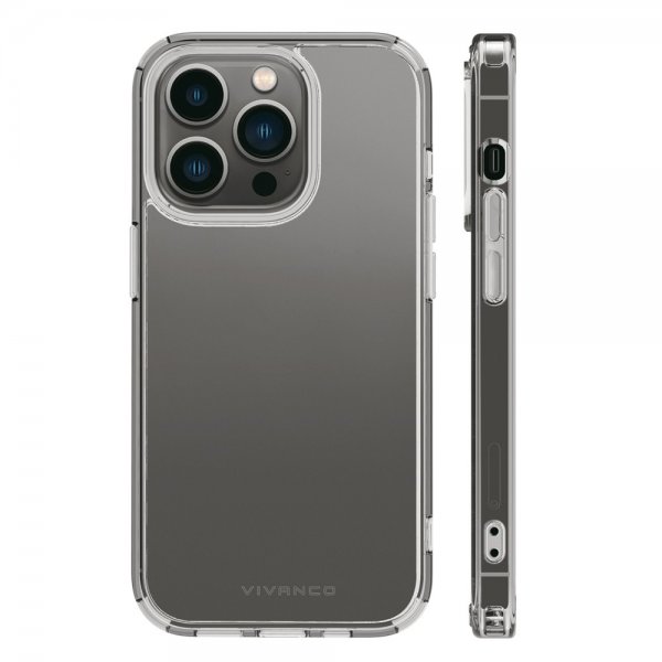 Vivanco iPhone 14 Pro Skal Safe & Steady Transparent