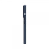 Xqisit iPhone 14 Pro Skal Silicone Case Mörkblå