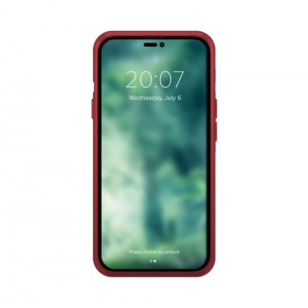 Xqisit iPhone 14 Pro Skal Silicone Case Röd