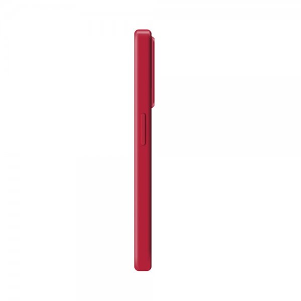 Xqisit iPhone 14 Pro Skal Silicone Case Röd