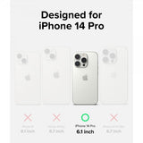 Ringke iPhone 14 Pro Skal Silicone Deep Purple