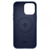 Spigen iPhone 14 Pro Skal Silicone Fit MagFit Navy Blue