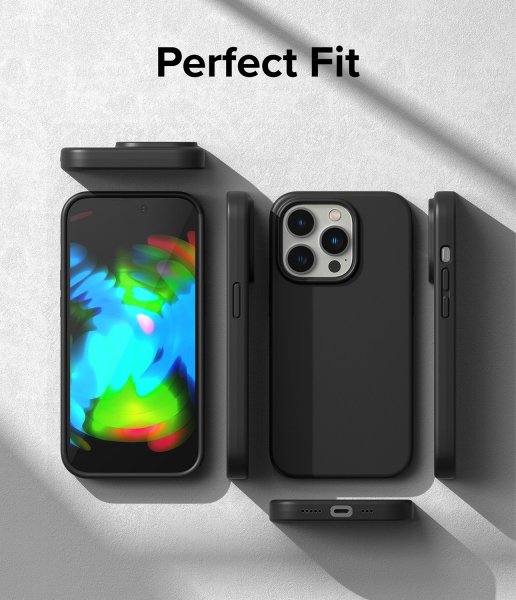Ringke iPhone 14 Pro Skal Silicone Svart