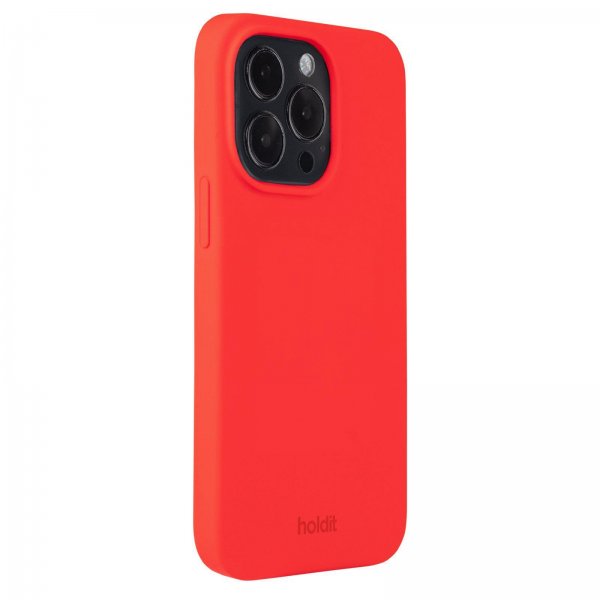 holdit iPhone 14 Pro Skal Silikon Chili Red