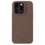 holdit iPhone 14 Pro Skal Silikon Dark Brown