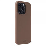 holdit iPhone 14 Pro Skal Silikon Dark Brown