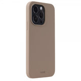 holdit iPhone 14 Pro Skal Silikon Mocha Brown