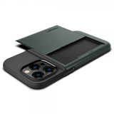 Spigen iPhone 14 Pro Skal Slim Armor CS Abyss Green