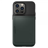 Spigen iPhone 14 Pro Skal Slim Armor CS Abyss Green