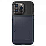 Spigen iPhone 14 Pro Skal Slim Armor CS Metal Slate