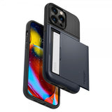 Spigen iPhone 14 Pro Skal Slim Armor CS Metal Slate